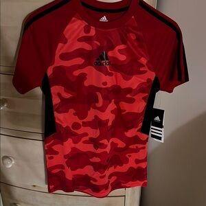 Adidas Red Camo T-Shirt